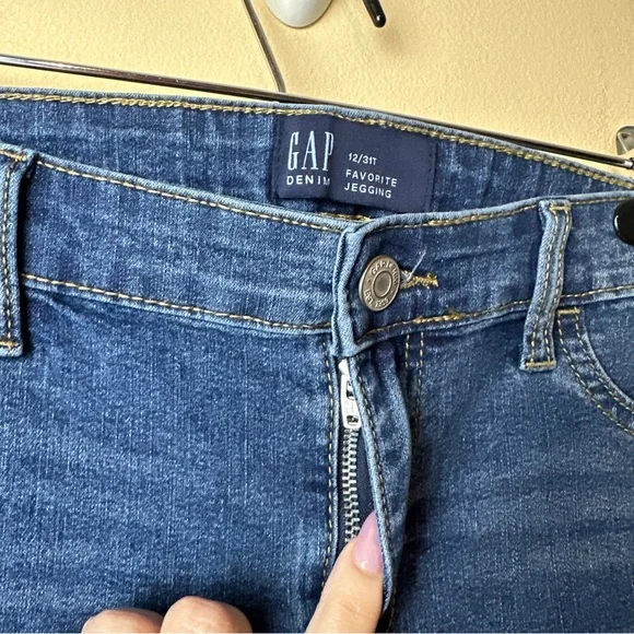 GAP Denim Favorite Jegging NWT Dark Wash Mid Rise Womens Size 12 / 31 Tall - Picture 4 of 16